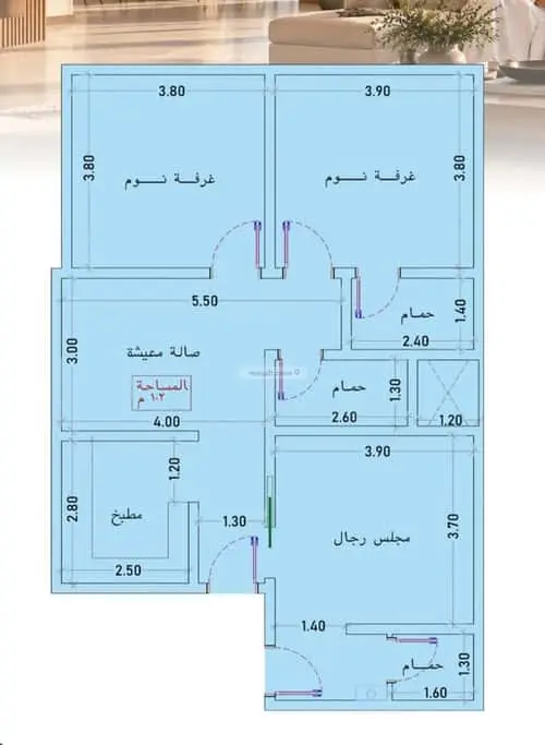 شقة 3 غرف في مخطط الموسى، جدة