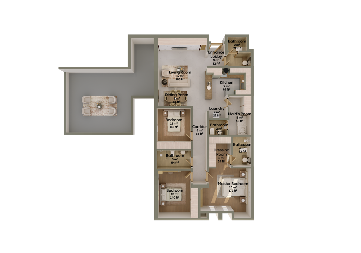 شقة للبيع - الماجدية 174 - D / 25