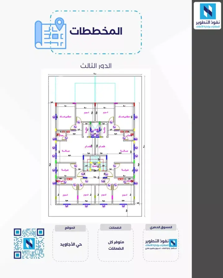 عقار 36 غرف في الأجاويد، جدة 12