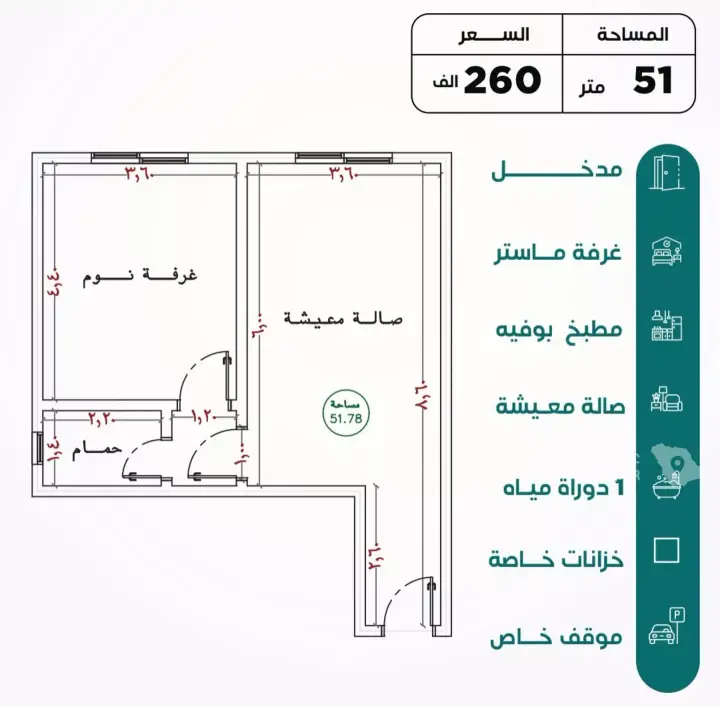 شقة  في النزهة، جدة 3