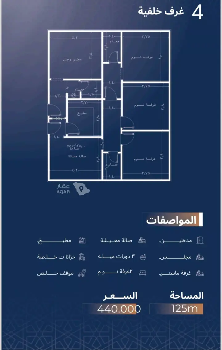 شقة 4 غرف في الجامعة، جدة 3