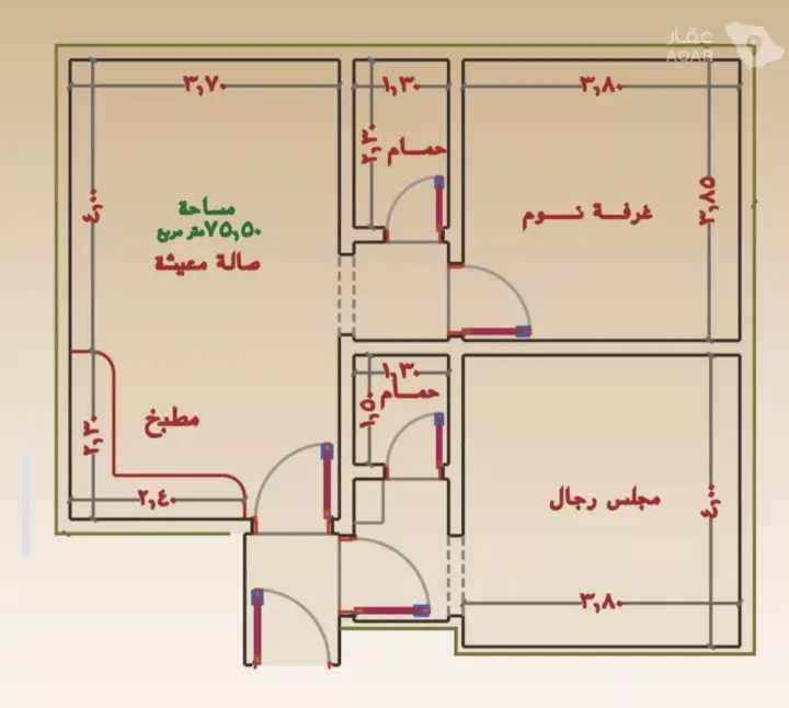 شقة 2 غرف في البوادي، جدة 8