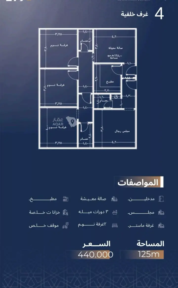 شقة 3 غرف في الجامعة، جدة 4