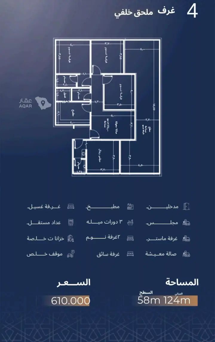 شقة 3 غرف في الجامعة، جدة 2