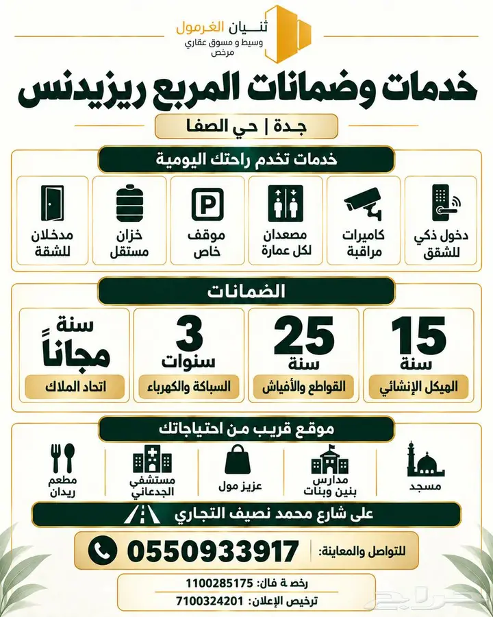 شقة 3 غرف في الصفا، جدة 2