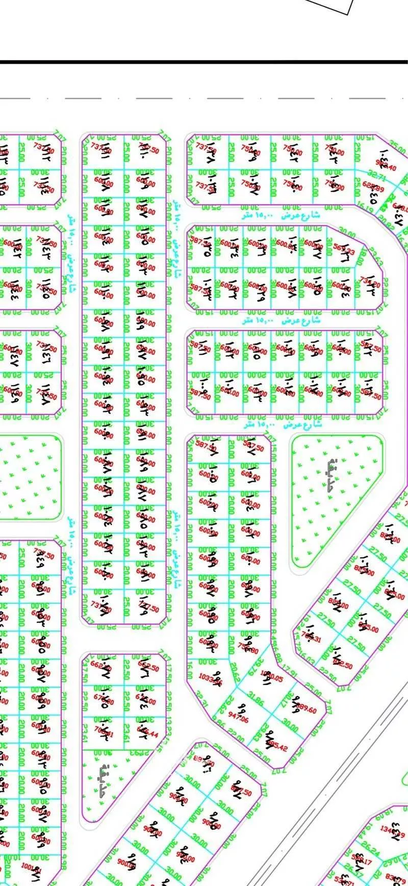 أرض 600 م² في الرحمانية 2