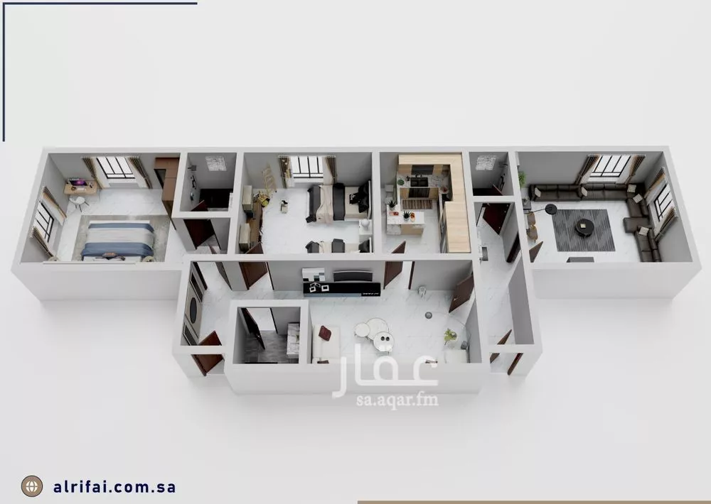3 bedroom apartment in Al Bawadi 4
