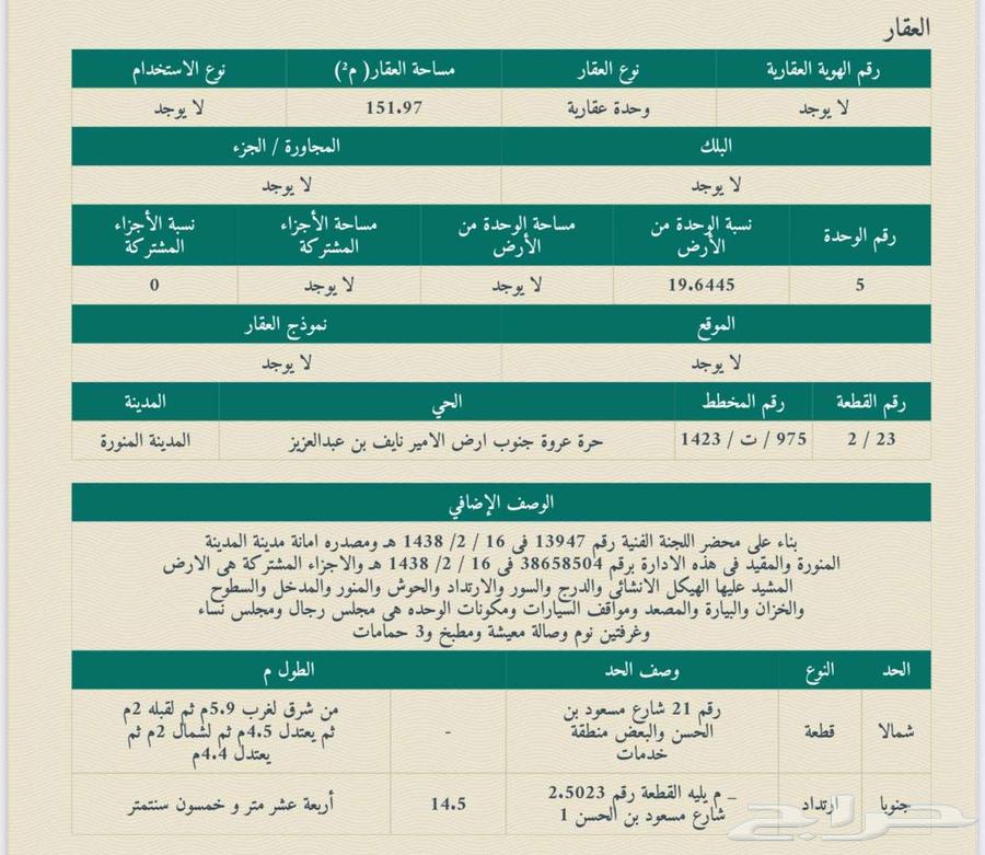 شقة 4 غرف في الرانوناء 2