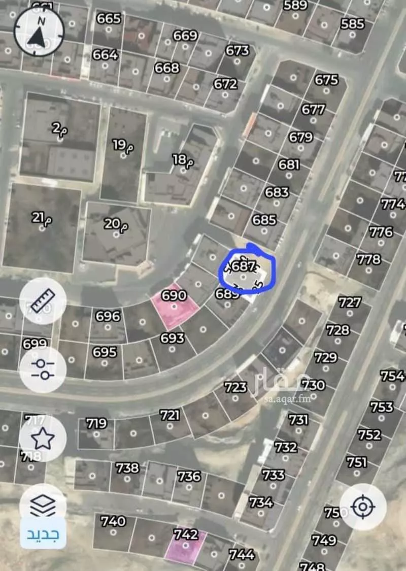 750 sqm land in King Fahd 3