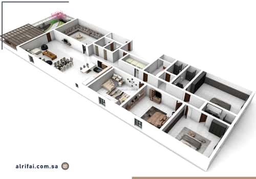 5 bedroom apartment in Al Salamah 6