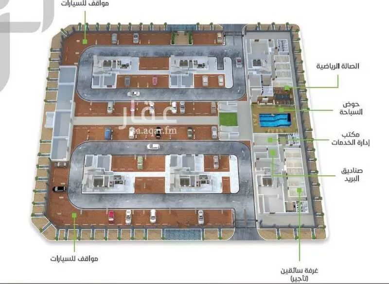 شقة 4 غرف في البندرية 3