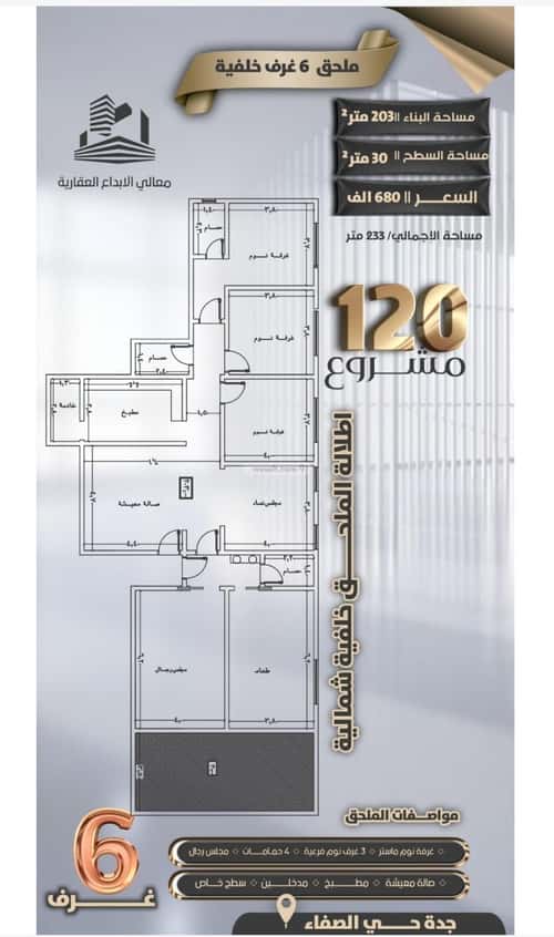 5 bedroom apartment in Al Safaa 3