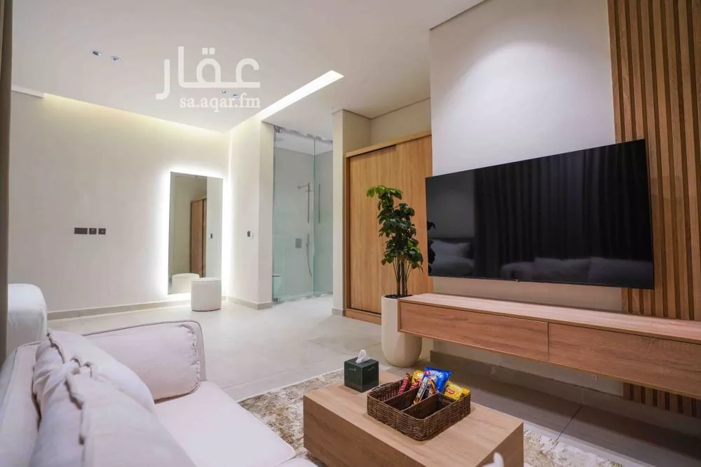 شقة 1 غرف في النرجس 4