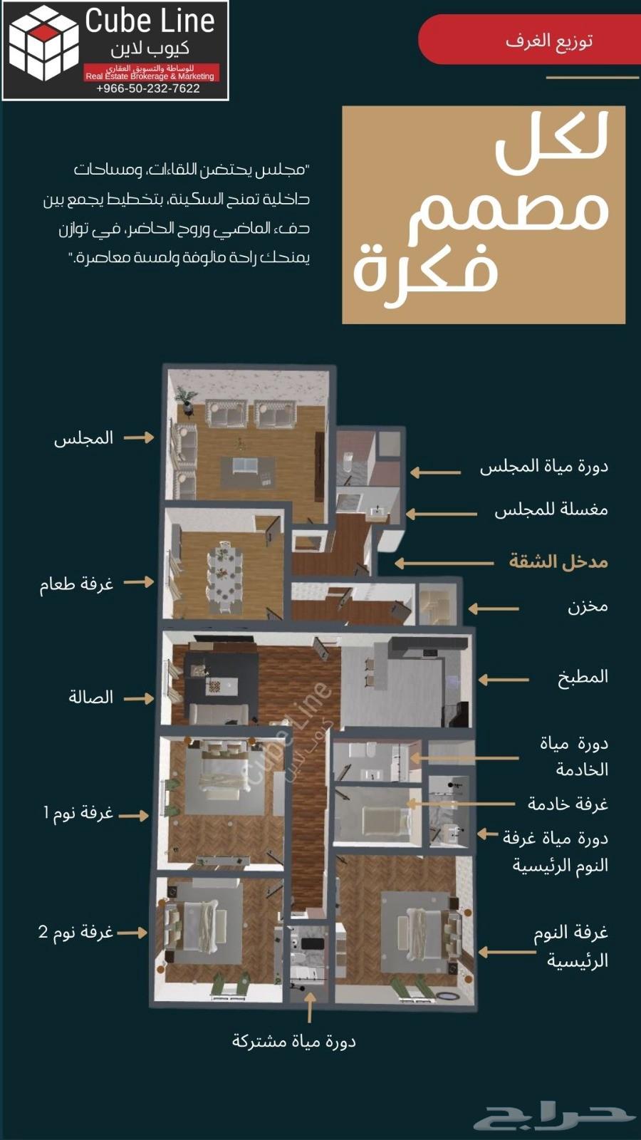 5 bedroom apartment in Al Rehab 4