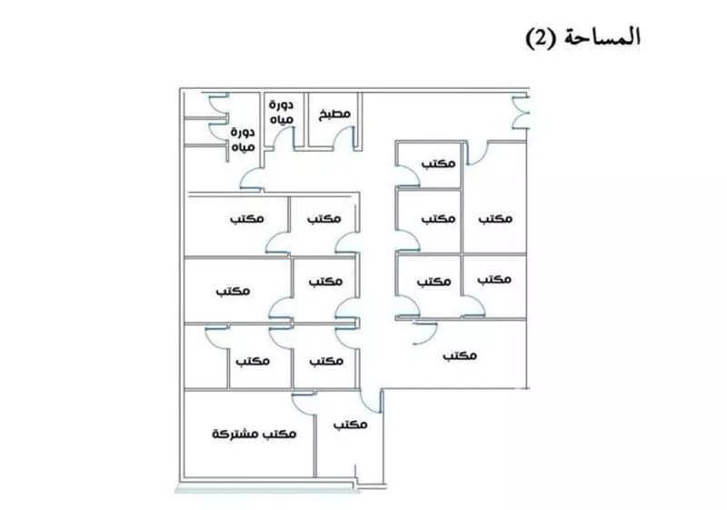 مكتب 325 م² في الغدير 14