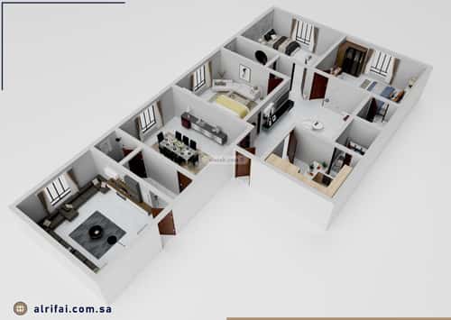 5 bedroom apartment in Al Bawadi 6