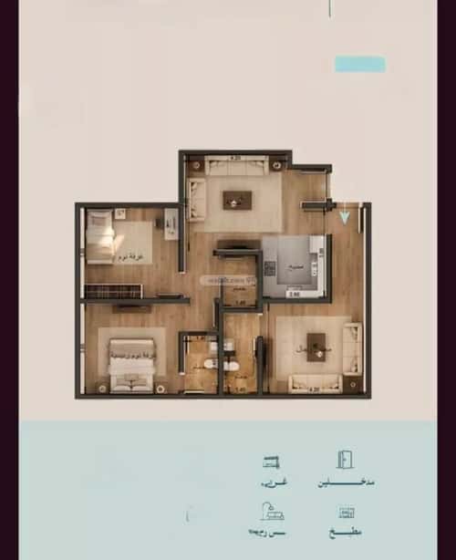 3 bedroom apartment in Al Yaqout 9