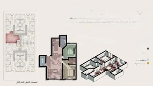 شقة 3 غرف في الروضة 2