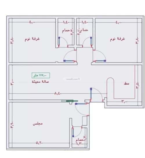 3 bedroom apartment in Al Wahah 5