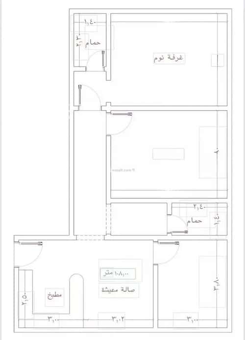 شقة 3 غرف في الجامعة 2