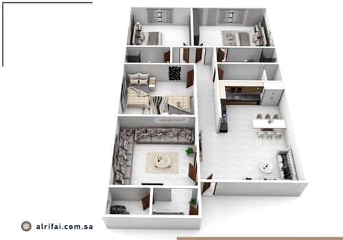 4 bedroom apartment in Al Salamah 4