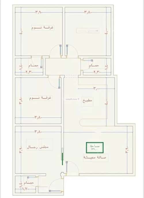 شقة 3 غرف في الصواري 5