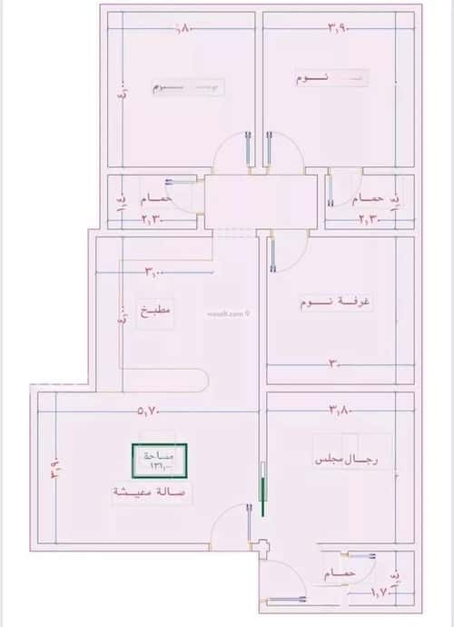 3 bedroom apartment in As Sawari 3