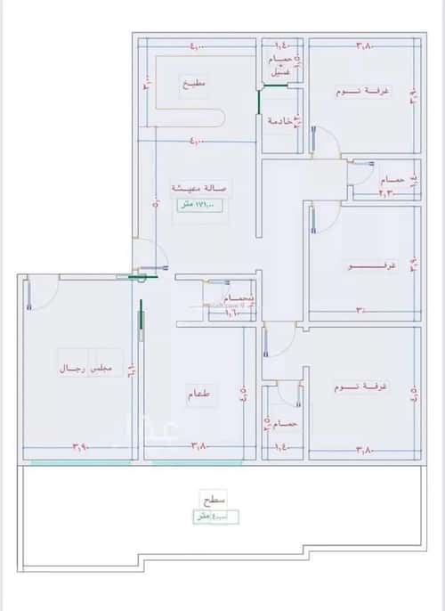 شقة 3 غرف في الصواري 4