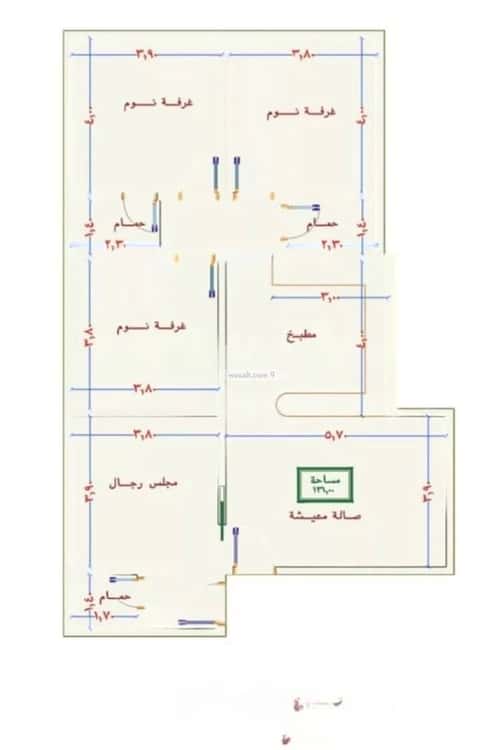 شقة 4 غرف في الصواري 3