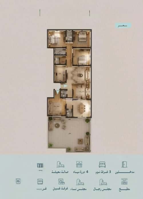 6 bedroom apartment in Al Yaqout 3