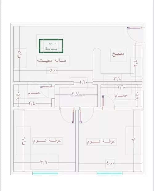شقة 2 غرف في الصواري 4