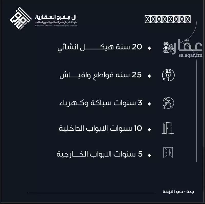 شقة 2 غرف في النزهة 5