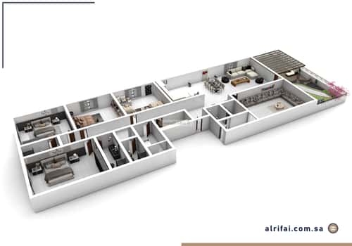 5 bedroom apartment in Al Salamah 1