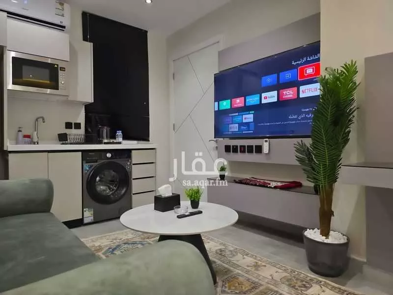 شقة 1 غرف في النرجس 6