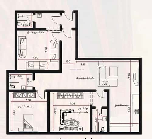 2 bedroom apartment in Al Safaa 1