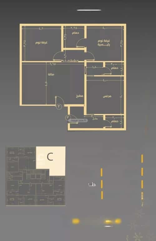 3 bedroom apartment in Al Rawdah 3