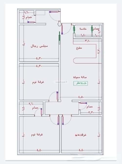 شقة 3 غرف في الشرفية 1