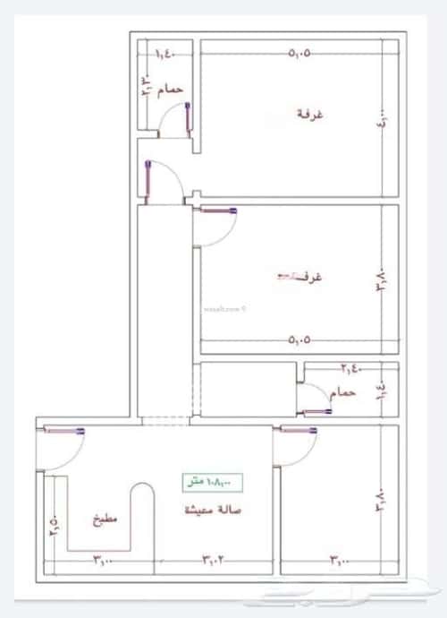 شقة 3 غرف في الشرفية 2