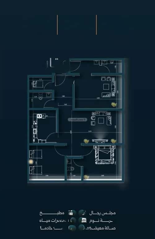 3 bedroom apartment in Al Salamah 2