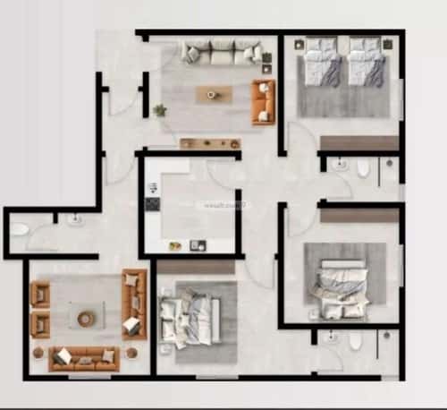 4 bedroom apartment in Al Nuzhah 3