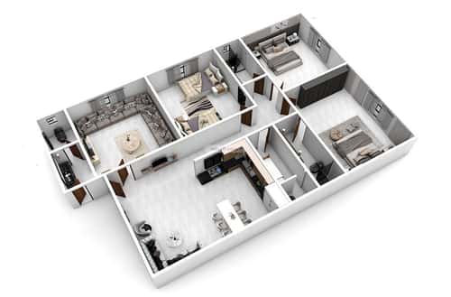 4 bedroom apartment in Al Salamah 12
