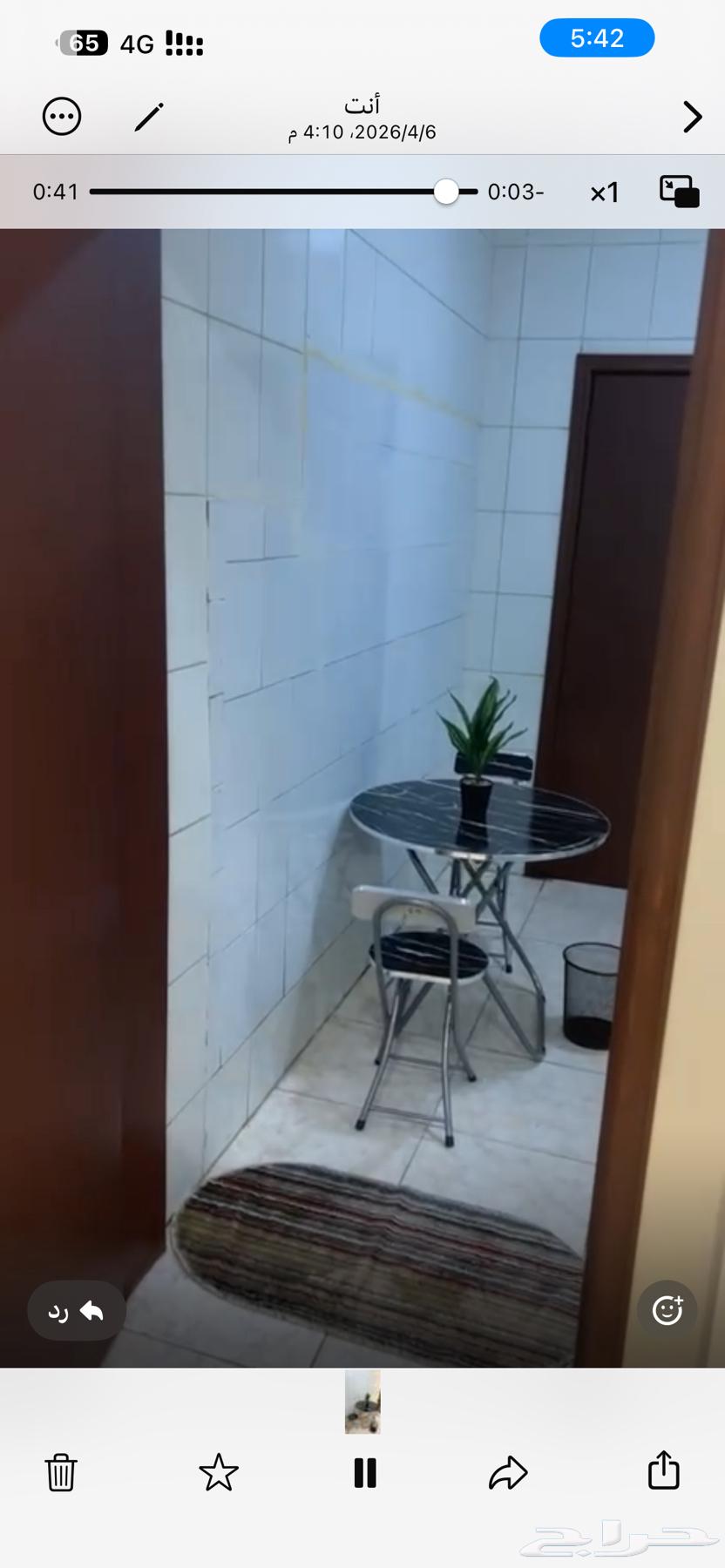 شقة 1 غرف في الخليج 4