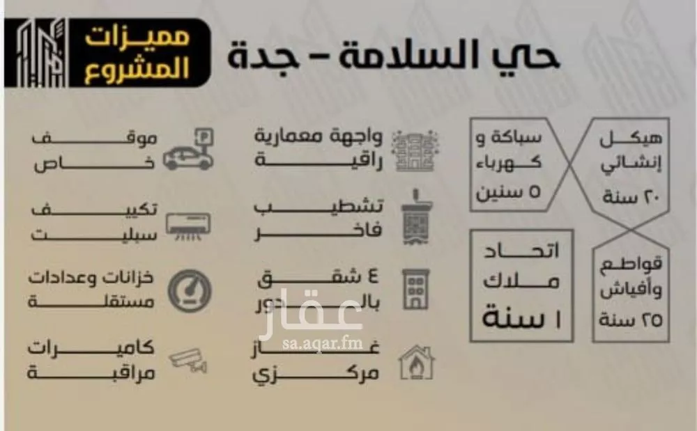 شقة 3 غرف في السلامة 2