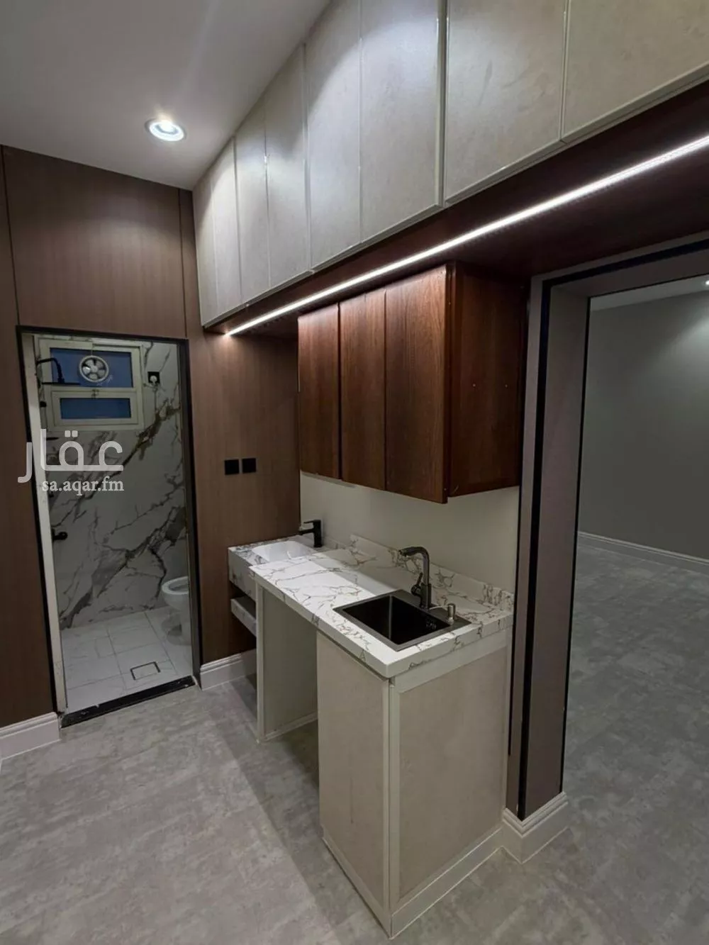 شقة 1 غرف في العقيق 3