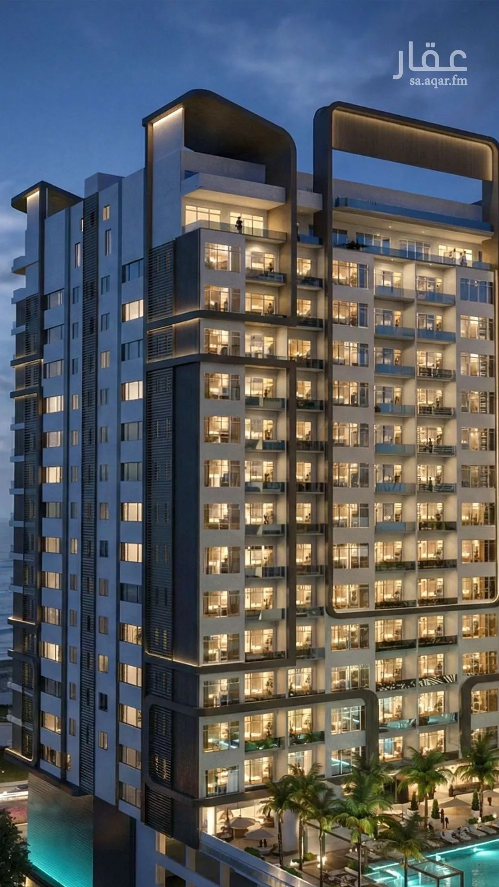 شقة 1 غرف في البحر 5