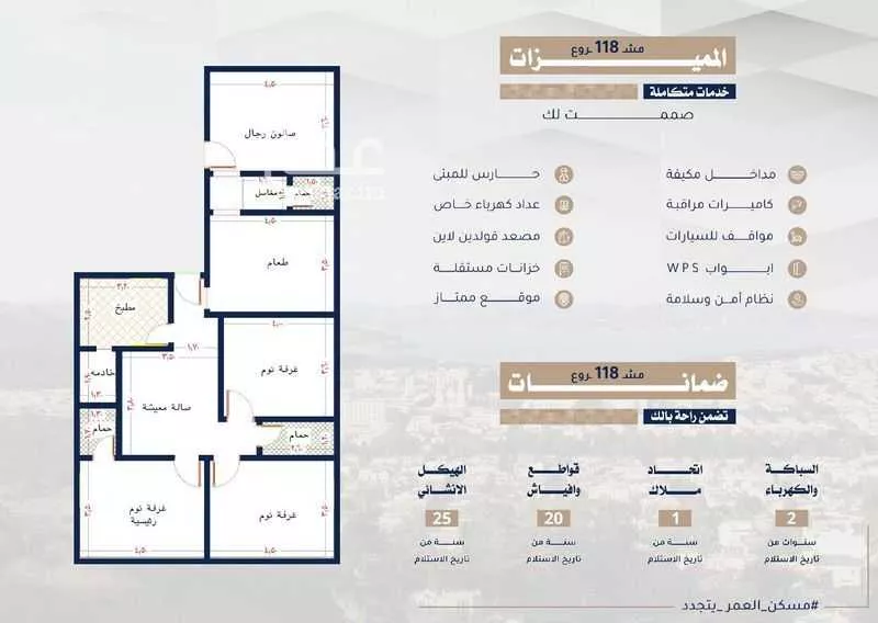 شقة 5 غرف في البوادي 11
