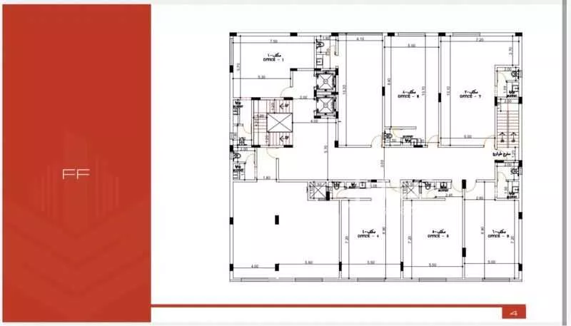 مكتب 900 م² في العارض 3