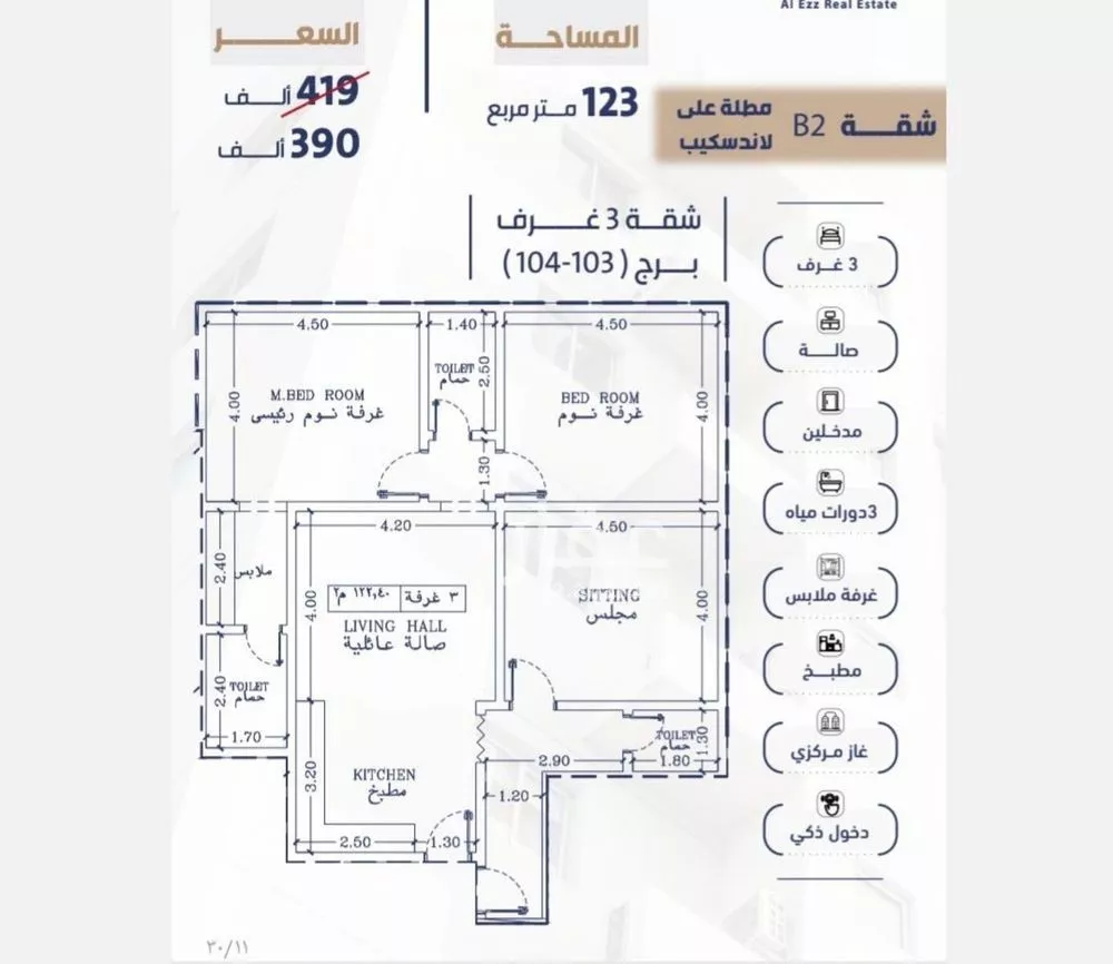 3 bedroom apartment in Al Fayha 2