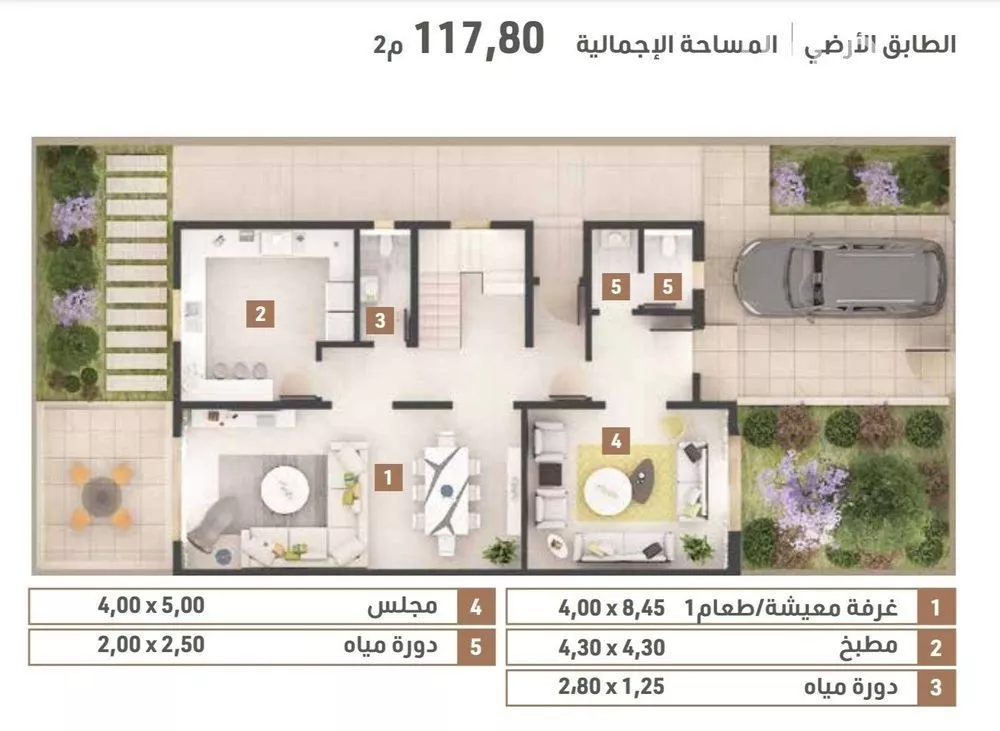 4 bedroom villa in Al Narjis 7