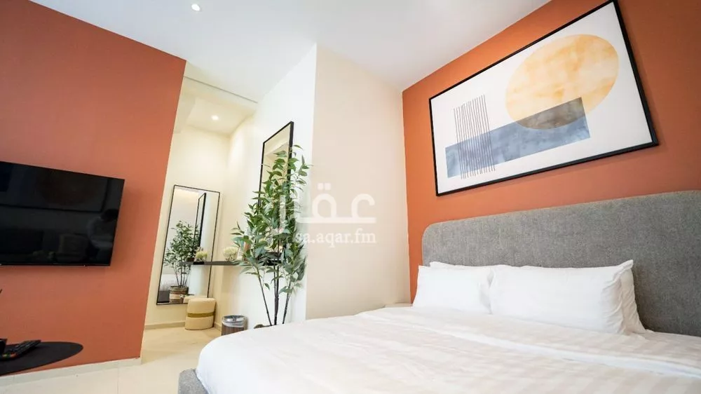 شقة 1 غرف في النرجس 7